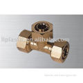 brass fitting equal tee